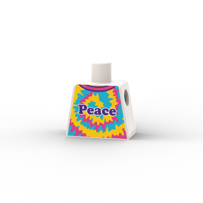 Peace Batik Swirl Shirt Torso