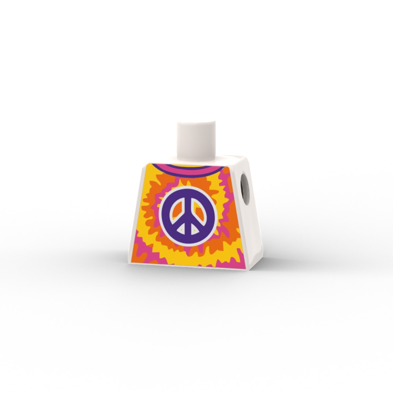 Peace Batik Swirl Shirt Torso