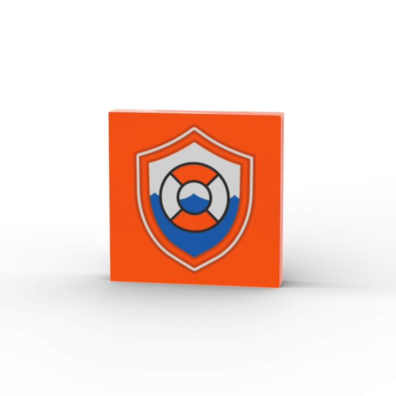 Life Preserver Coast Guard Logo Badge Sign
