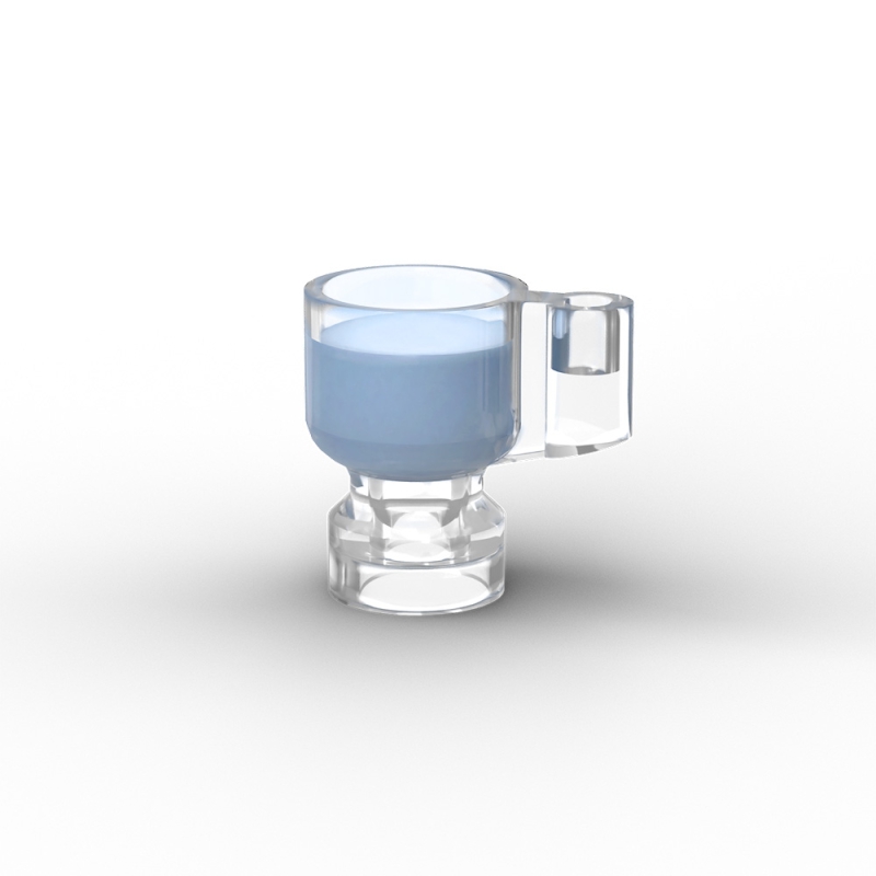 Cup with blue Drink, Molded Drink