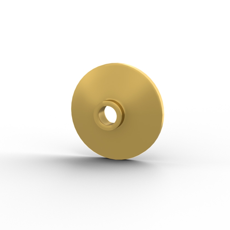 Dish (metallic gold)