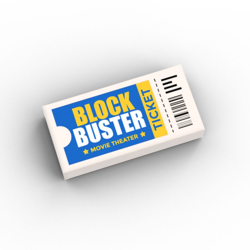 Blockbuster Ticket Cinema