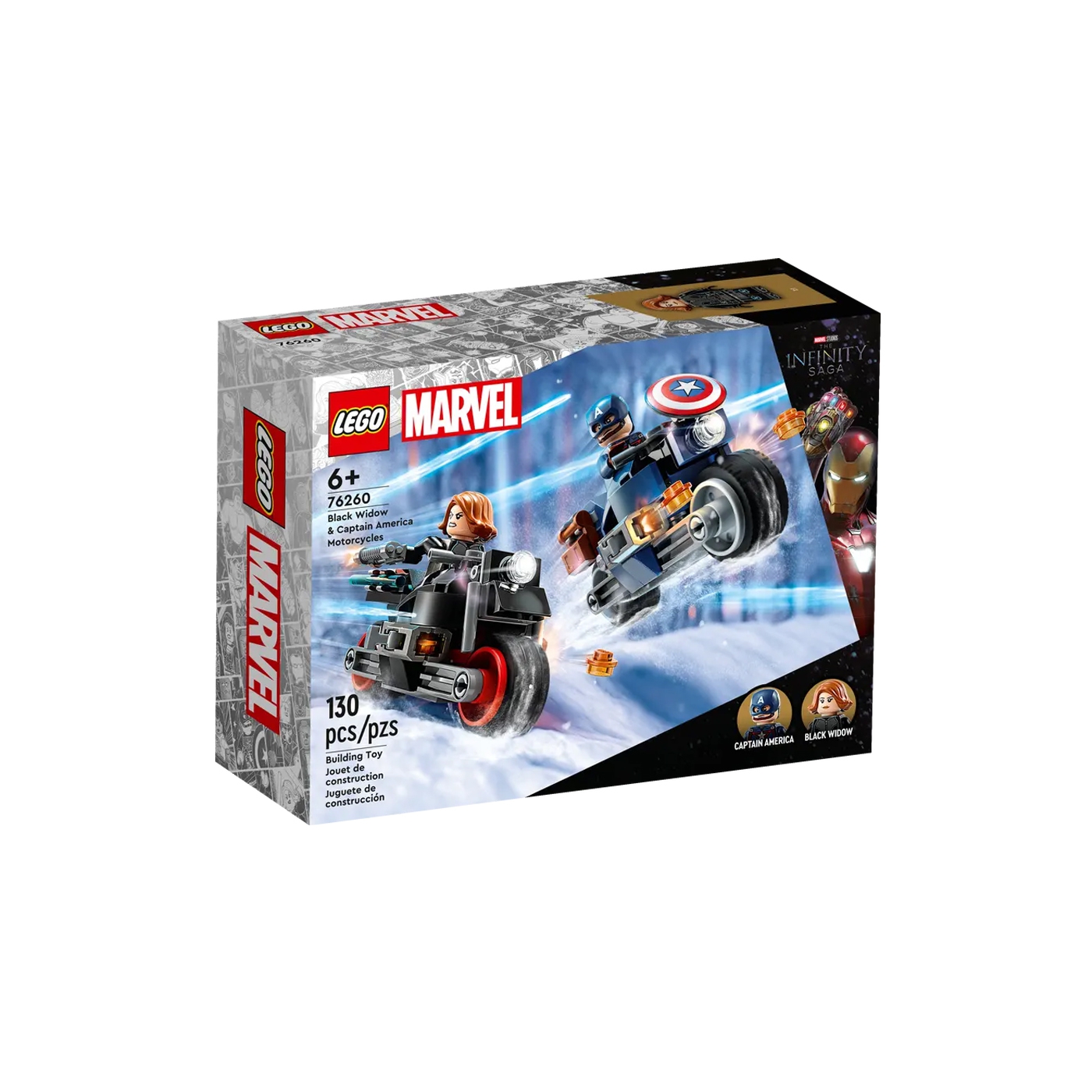 MARVEL Black Widow & Captain America Motorcycles